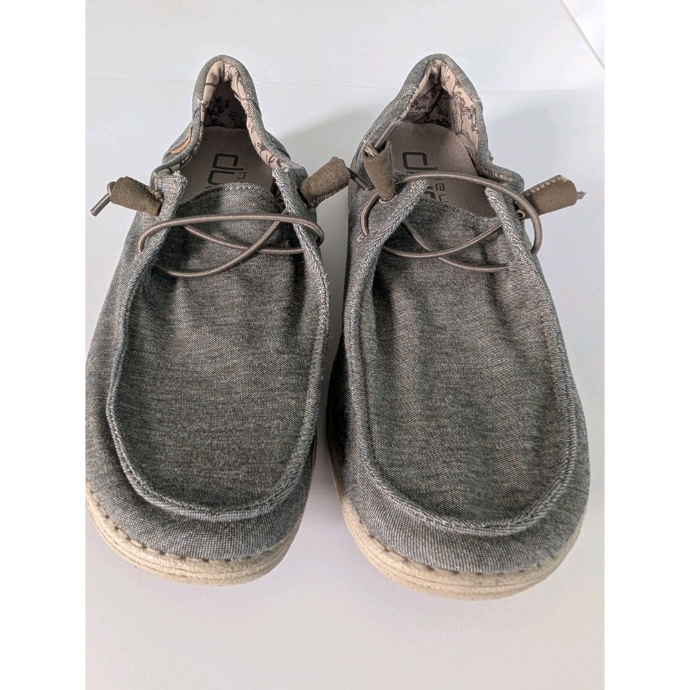 Hey Dude Wendy Stretch Steppa Men's Size 12 EU 43 Casual Slip On Loafers Gray... - Picture 3 of 9